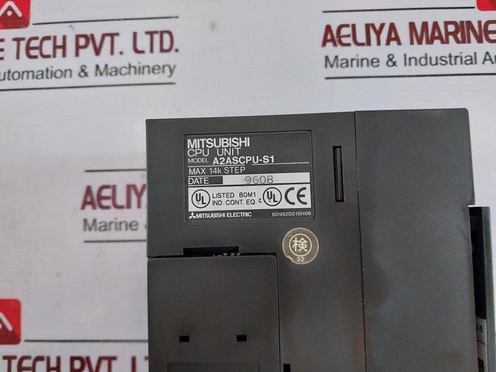 Mitsubishi Electric A1s62peu, A2ascpu-s1, A1sx81 Plc Module Rack 50/60hz