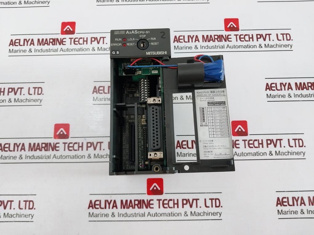 Mitsubishi Electric A1s62peu, A2ascpu-s1, A1sx81 Plc Module Rack 50/60hz