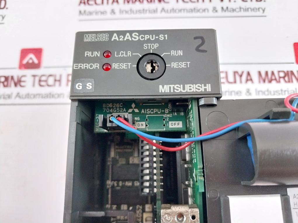 Mitsubishi Electric A1s62peu, A2ascpu-s1, A1sx81 Plc Module Rack 50/60hz