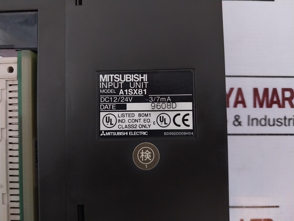 Mitsubishi Electric A1s62peu, A2ascpu-s1, A1sx81 Plc Module Rack 50/60hz