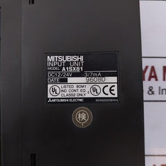 Mitsubishi Electric A1s62peu, A2ascpu-s1, A1sx81 Plc Module Rack 50/60hz