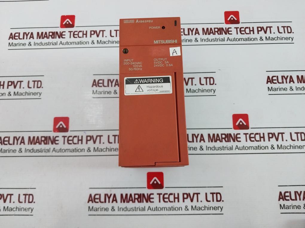 Mitsubishi Electric A1s62peu, A2ascpu-s1, A1sx81 Plc Module Rack 50/60hz