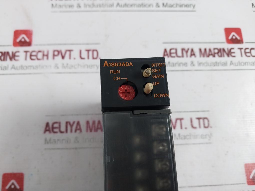 Mitsubishi Electric A1s63ada Analog Input/output Module 4 20ma