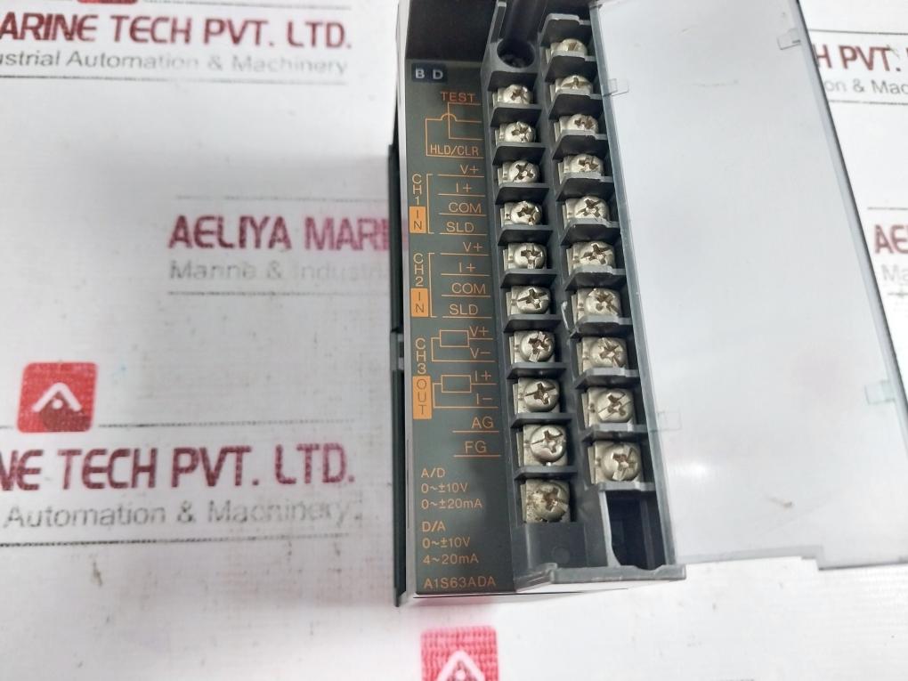 Mitsubishi Electric A1s63ada Analog Input/output Module 4 20ma