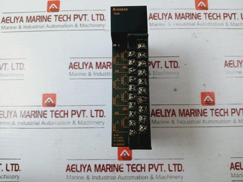 Mitsubishi Electric A1s68ad Analog/digital Converter Unit 0~20ma 0~10v