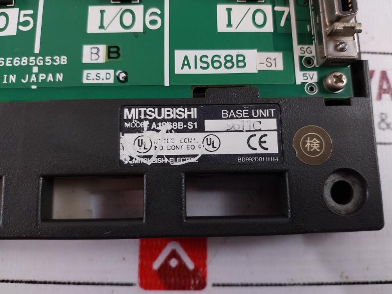 Mitsubishi Electric A1s68b-s1 Base Unit, Bd992d011h14, Bd626e685g53b