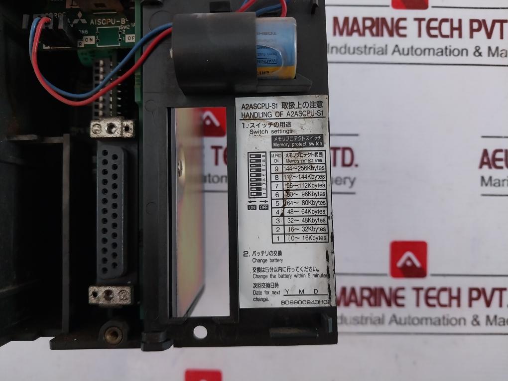 Mitsubishi Electric A2Ascpu-s1 Plc Bd992D010H06