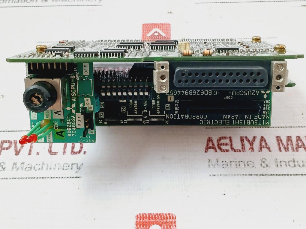 Mitsubishi Electric A2Uscpu-ab Pcb For Programmable Controller Cpu Unit