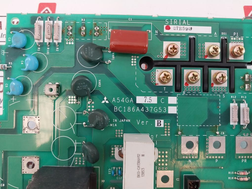 Mitsubishi Electric A54ga7.5c Printed Circuit Board Bc186a437g53 Ver: B