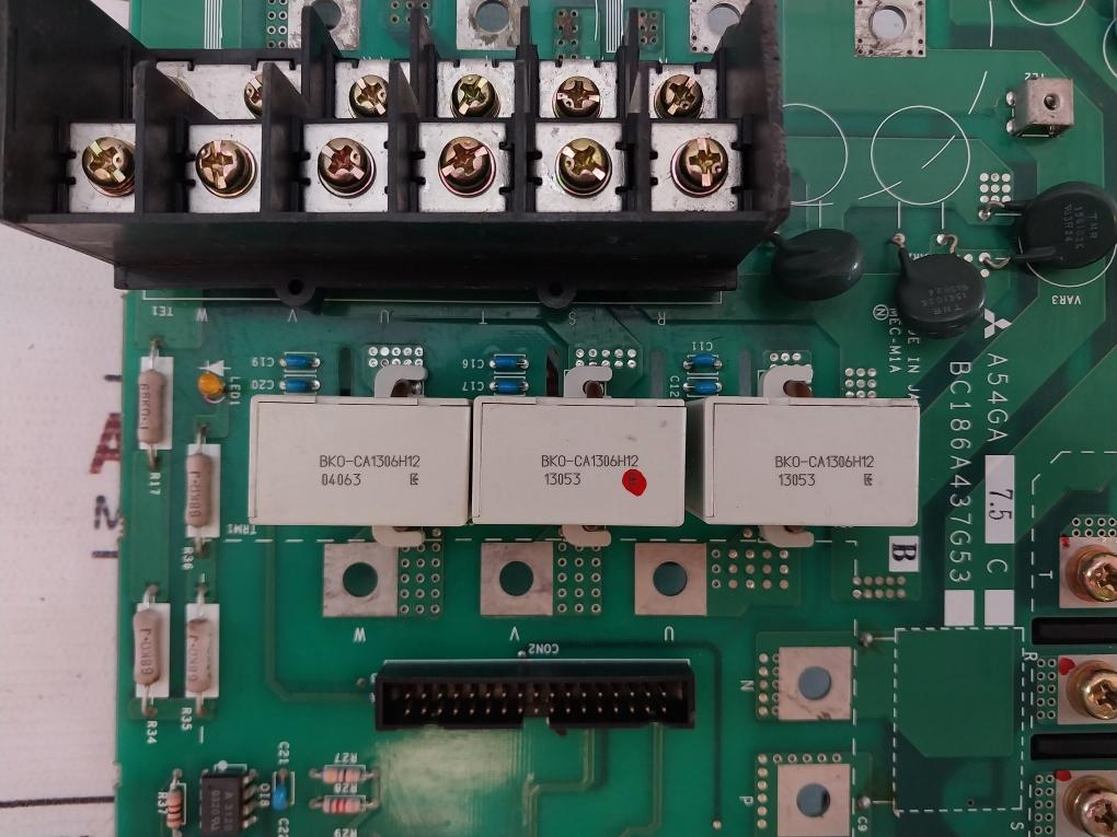 Mitsubishi Electric A54ga7.5c Printed Circuit Board Bc186a437g53 Ver: B