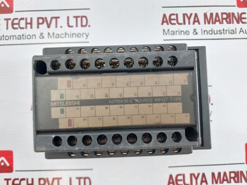 Mitsubishi Electric A6Tbx36-e Terminal Board Source Input Type Bd990D402H48