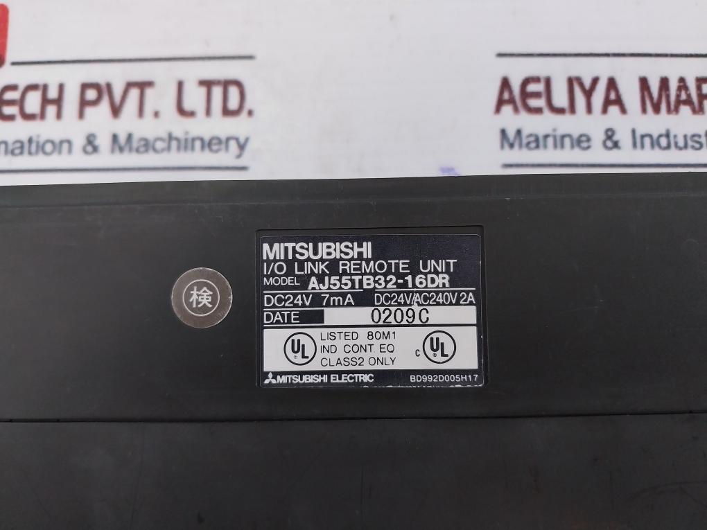 Mitsubishi Electric Aj55Tb32-16Dr I/O Link Remote Unit