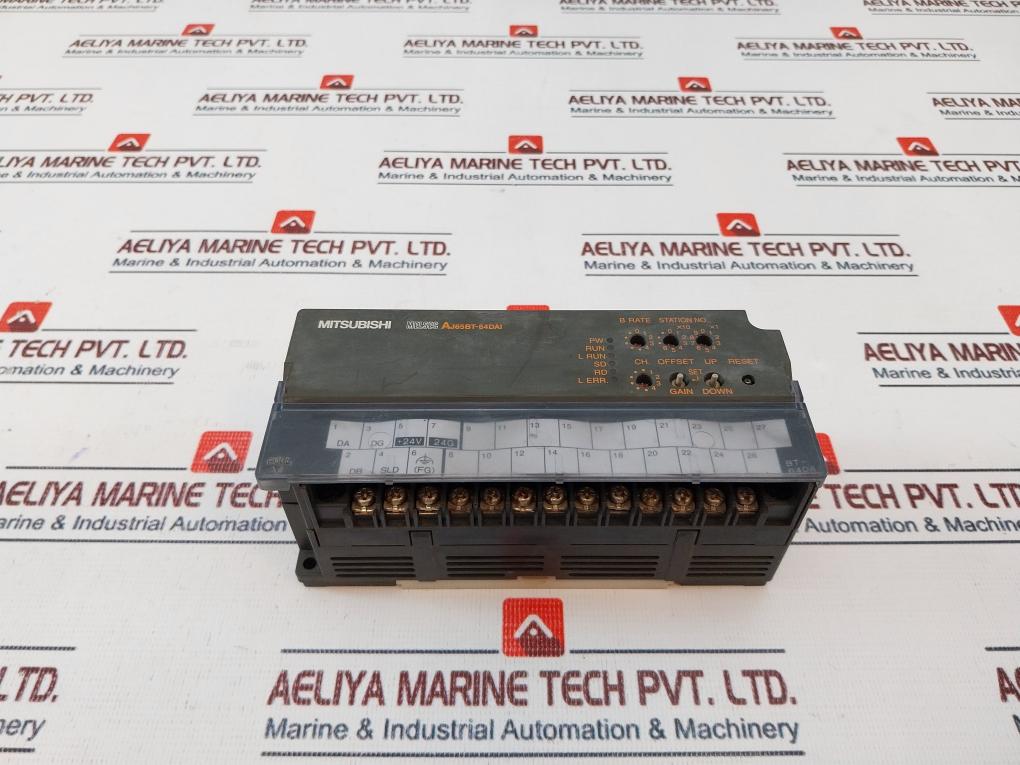 Mitsubishi Electric Aj65Bt-64Dai D/A Converter Unit 24Vdc 270Ma