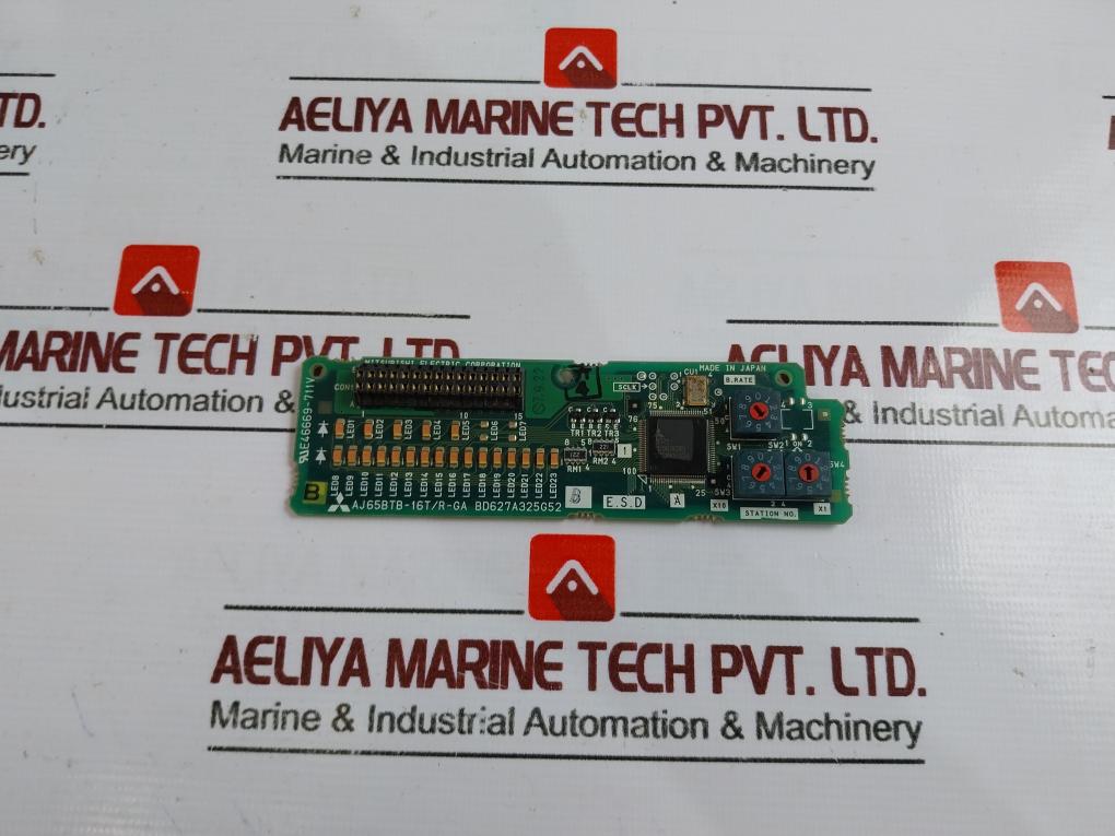 Mitsubishi Electric Aj65Btb-16T/R-ga Output Unit Module Pcb Card M51954Afp-600C
