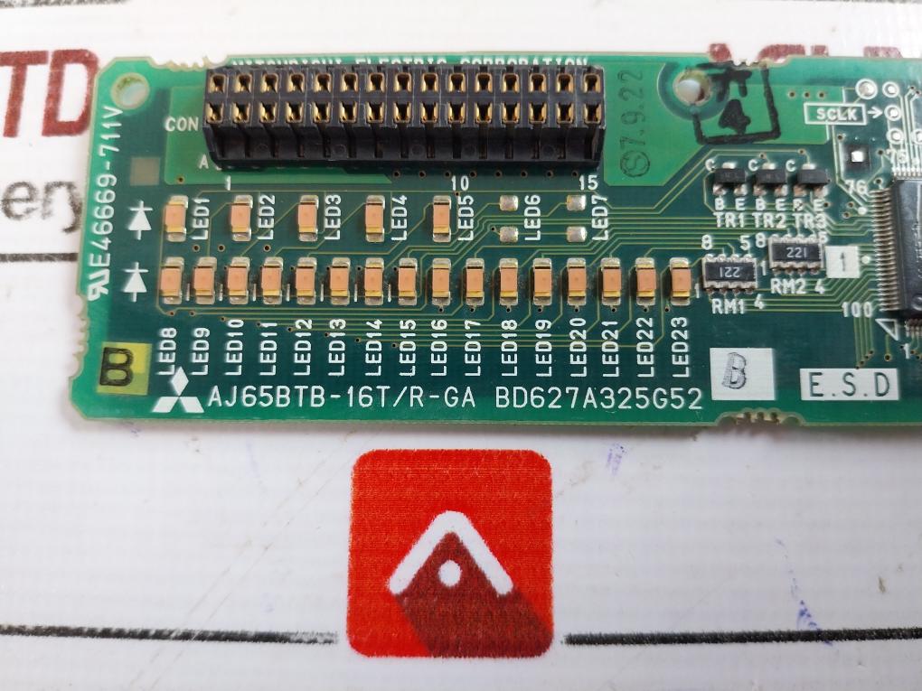 Mitsubishi Electric Aj65Btb-16T/R-ga Output Unit Module Pcb Card M51954Afp-600C