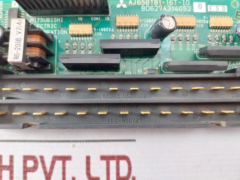 Mitsubishi Electric Aj65Btb1-16T-io Pcb For Compact I/O Module E46669-707V