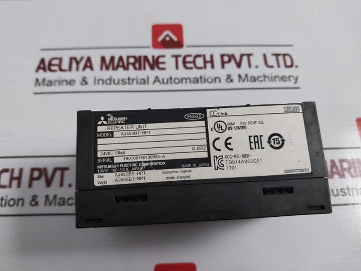 Mitsubishi Electric Aj65Sbt-rpt Cc-link Melsec Repeater Unit 24Vdc 60Ma