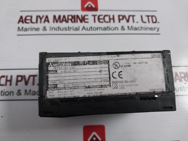 Mitsubishi Electric Aj65Sbt-rpt Melsec Cc-link Repeater Unit 24Vdc 60Ma Bd992C512H01