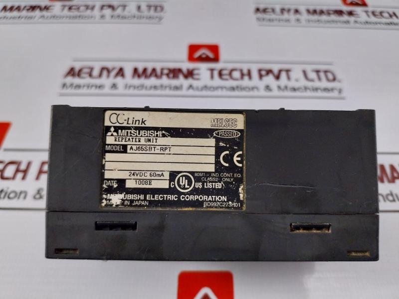 Mitsubishi Electric Aj65Sbt-rpt Melsec Cc-link Repeater Unit 24Vdc 60Ma Class 2
