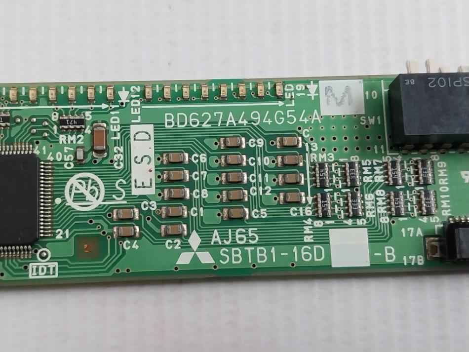 Mitsubishi Electric Aj65 Sbtb1-16d-b Plc Cc-link Remote I/o Module 94v-0 Bd627a4