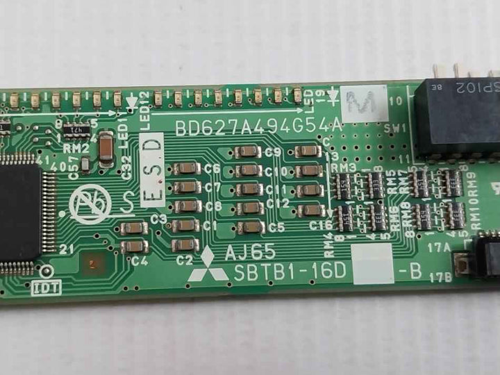 Mitsubishi Electric Aj65 Sbtb1-16d-b Plc Cc-link Remote I/o Module 94v-0 Bd627a4