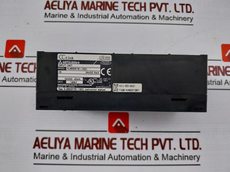 Mitsubishi Electric AJ65SBTB1-16D1 Melsec CC-link Input Unit 24VDC 5mA Class 2
