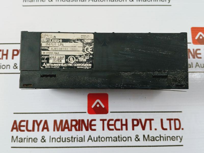 Mitsubishi Electric Aj65sbtb1-16d1 Melsec Plc Cc-link Input Unit 24vdc 5ma