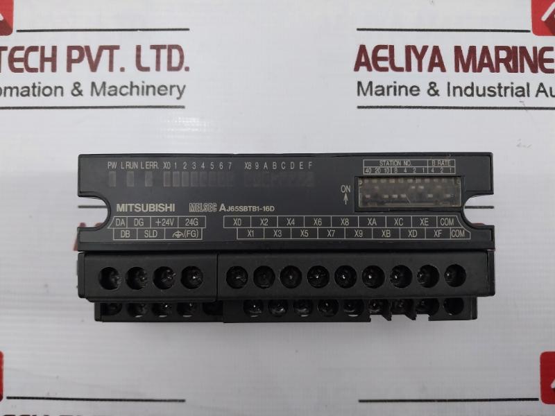 Mitsubishi Electric Aj65Sbtb1-16D Melsec Cc-link Input Unit 24Vdc 7Ma 0.9W