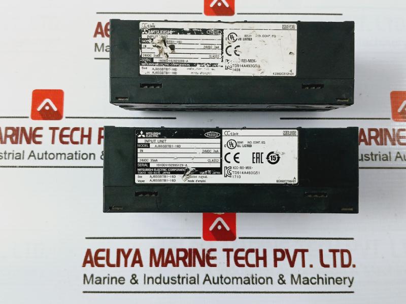 Mitsubishi Electric Aj65Sbtb1-16D Melsec Cc-link Input Unit 24Vdc 7Ma Class 2