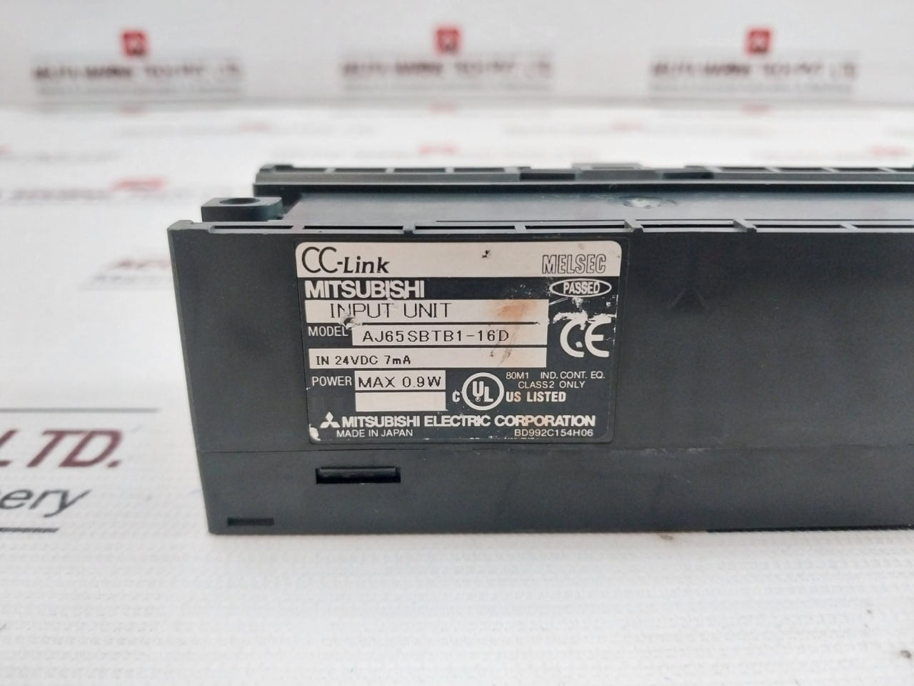 Mitsubishi Electric Aj65Sbtb1-16D Melsec Cc-link Input Unit 24Vdc 7Ma Max 0.9W