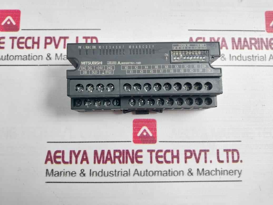 Mitsubishi Electric Aj65Sbtb1-16D Plc Cc-link Compact Input Output Module