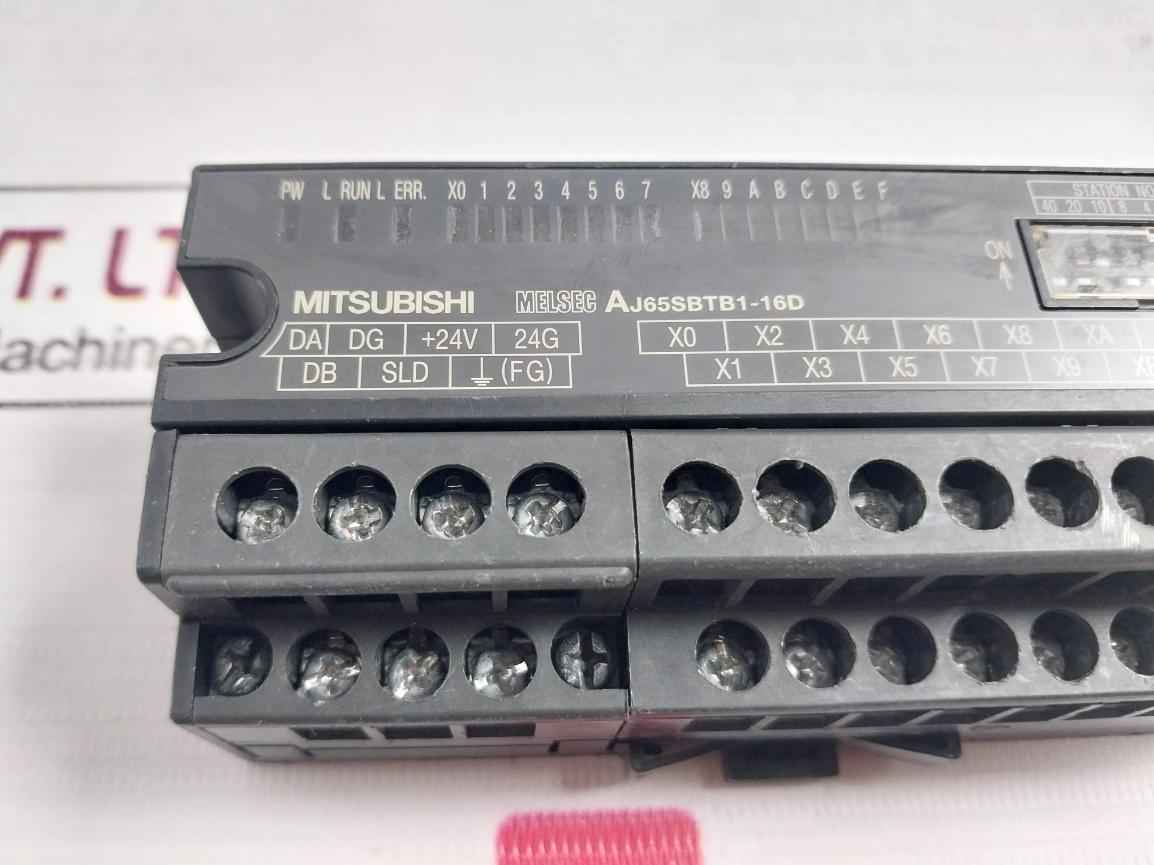 Mitsubishi Electric Aj65Sbtb1-16D Plc Cc-link Compact Input Output Module
