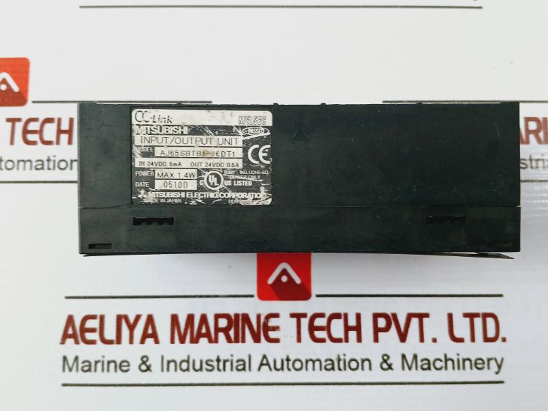 Mitsubishi Electric Aj65Sbtb1-16Dt1 Melsec Cc-link I/O Unit Module 24Vdc 0.5A