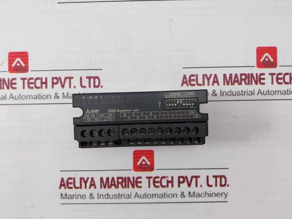 Mitsubishi Electric Aj65Sbtb1-16Dt Melsec Cc-link Input/Output Unit 24Vdc 7Ma