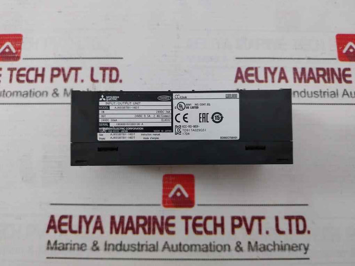 Mitsubishi Electric Aj65Sbtb1-16Dt Melsec Cc-link Input/Output Unit 24Vdc 7Ma