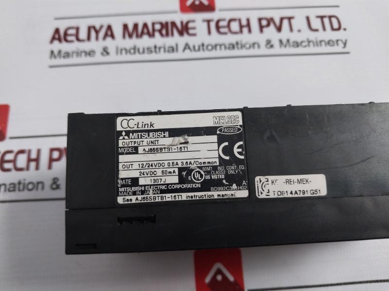 Mitsubishi Electric Aj65Sbtb1-16T1 Melsec Cc-link Output Unit 24Vdc 50Ma Class 2&nbsp;