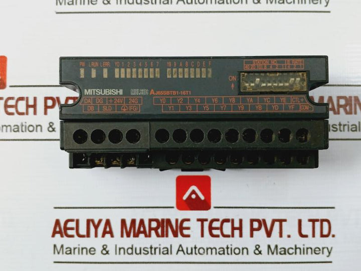 Mitsubishi Electric Aj65Sbtb1-16T1 Melsec Cc-link Plc Output Unit 1.2W 12/24Vdc
