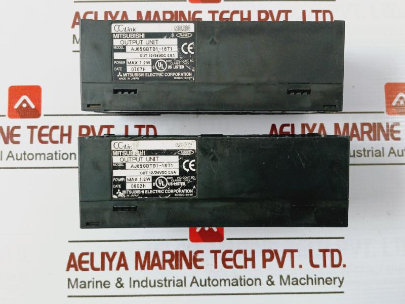 Mitsubishi Electric Aj65Sbtb1-16T1 Melsec Cc-link Plc Output Unit 12/24Vdc 0.5A