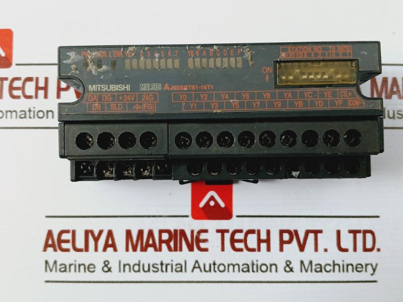 Mitsubishi Electric Aj65Sbtb1-16T1 Melsec Cc-link Plc Output Unit 12/24Vdc 0.5A