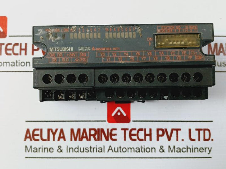 Mitsubishi Electric Aj65Sbtb1-16T1 Melsec Cc-link Plc Output Unit 12/24Vdc 0.5A