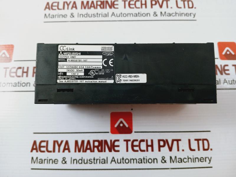 MITSUBISHI ELECTRIC AJ65SBTB1-16T Melsec PLC CC-Link 16 Output Unit, 24VDC 50MA