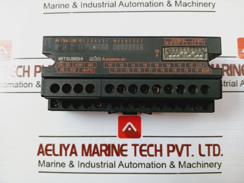 MITSUBISHI ELECTRIC AJ65SBTB1-16T Melsec PLC CC-Link 16 Output Unit, 24VDC 50MA