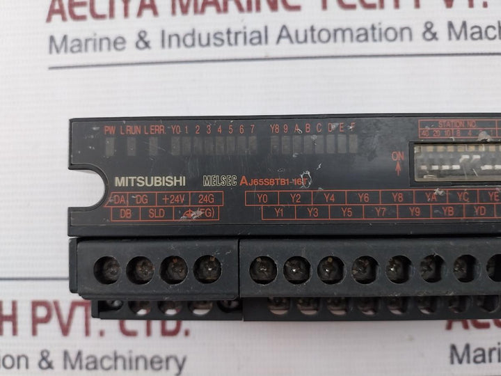 Mitsubishi Electric Aj65Sbtb1-16T Plc Cc-link Compact Output Module 12/24Vdc