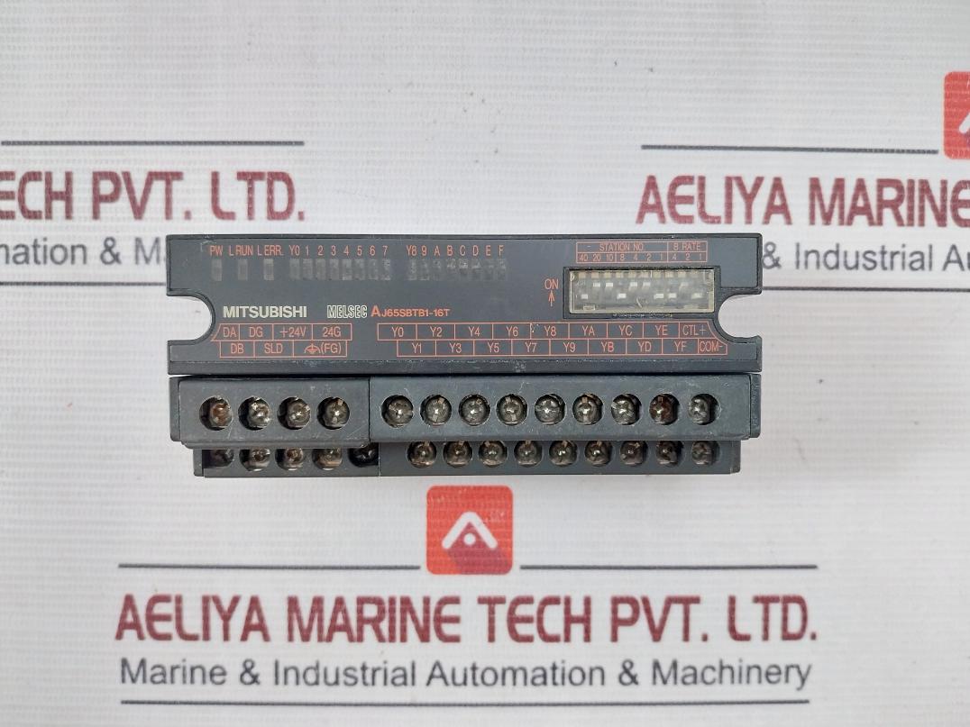 Mitsubishi Electric Aj65Sbtb1-16T Plc Cc-link Compact Output Module 12/24Vdc