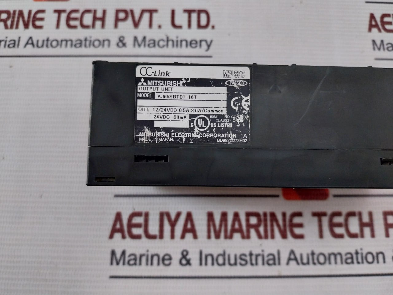 Mitsubishi Electric Aj65Sbtb1-16T Plc Cc-link Compact Output Module 12/24Vdc