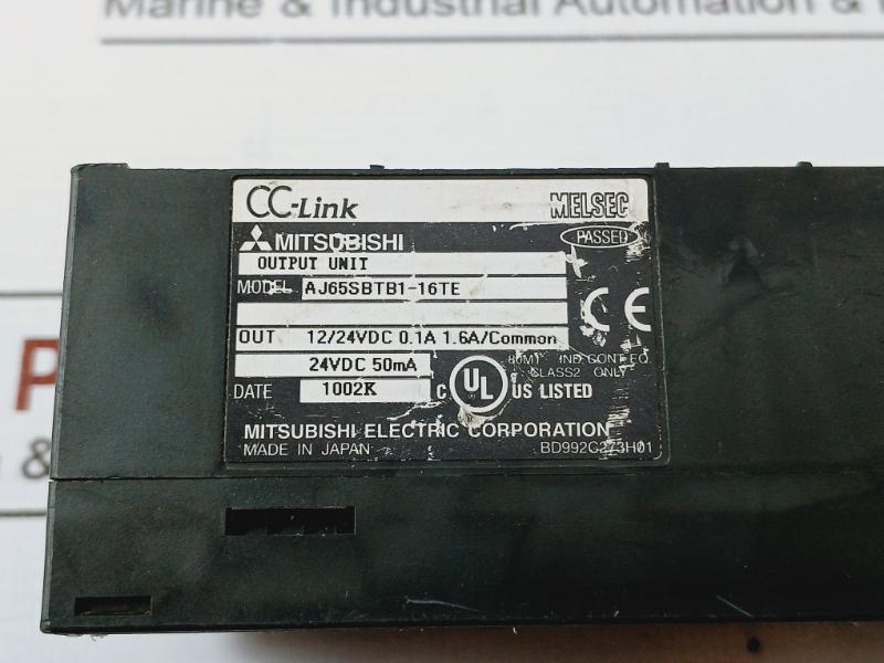 Mitsubishi Electric Aj65sbtb1-16te Melsec Cc-link Compact Output Module