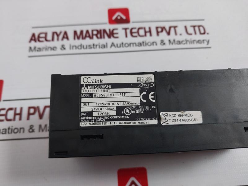 Mitsubishi Electric AJ65SBTB1-16TE Melsec CC-link Output Unit Class 2 24VDC 50mA