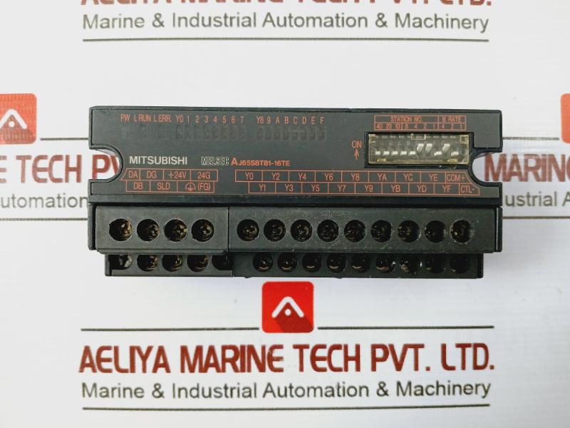 Mitsubishi Electric Aj65sbtb1-16te Plc Cc-link Compact I/o Module