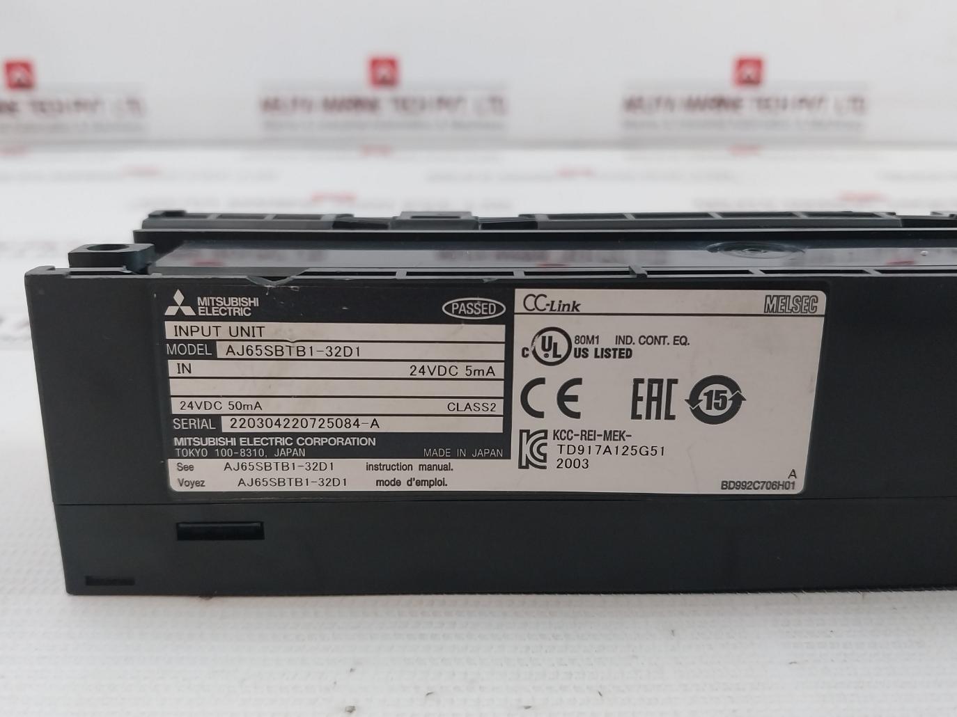 Mitsubishi Electric Aj65Sbtb1-32D1 Melsec Cc-link Input Unit 24Vdc 5Ma