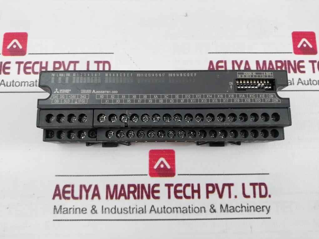 Mitsubishi Electric Aj65Sbtb1-32D Cc-link Digital Input Unit Module 24Vdc 7Ma